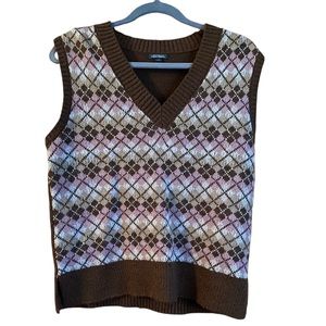 Brown Sweater Vest